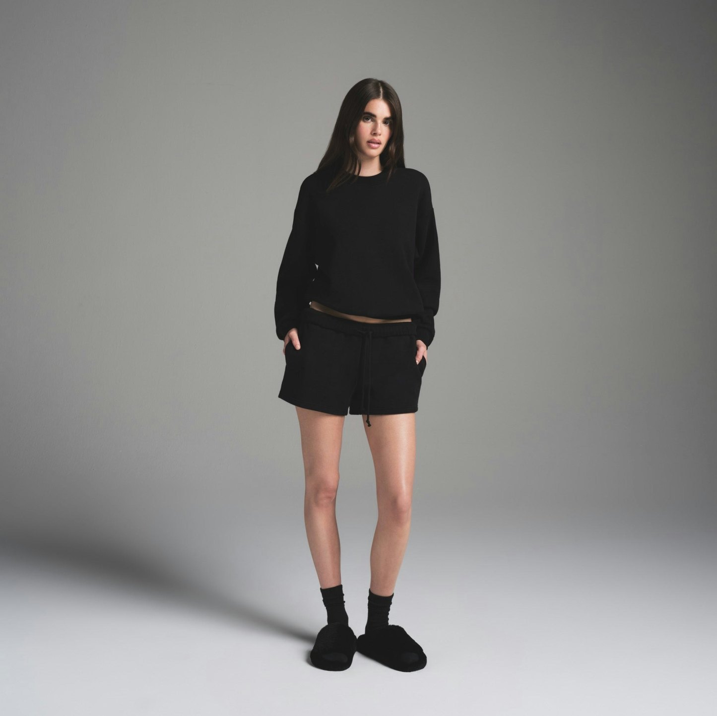 COTTON FLEECE CLASSIC CREWNECK - ONYX - image 34