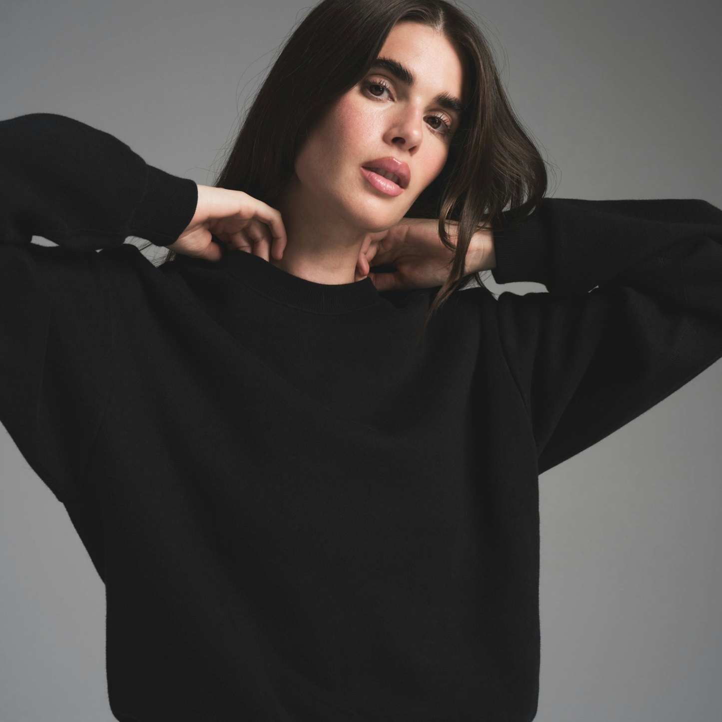 COTTON FLEECE CLASSIC CREWNECK - ONYX - image 37