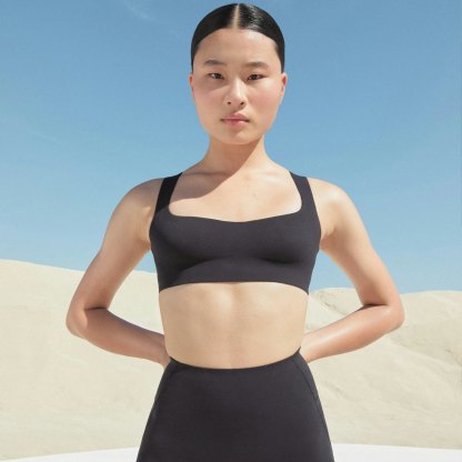 NikeSKIMS STUDIO STRETCH RACER BACK BRA - OBSIDIAN - image 16