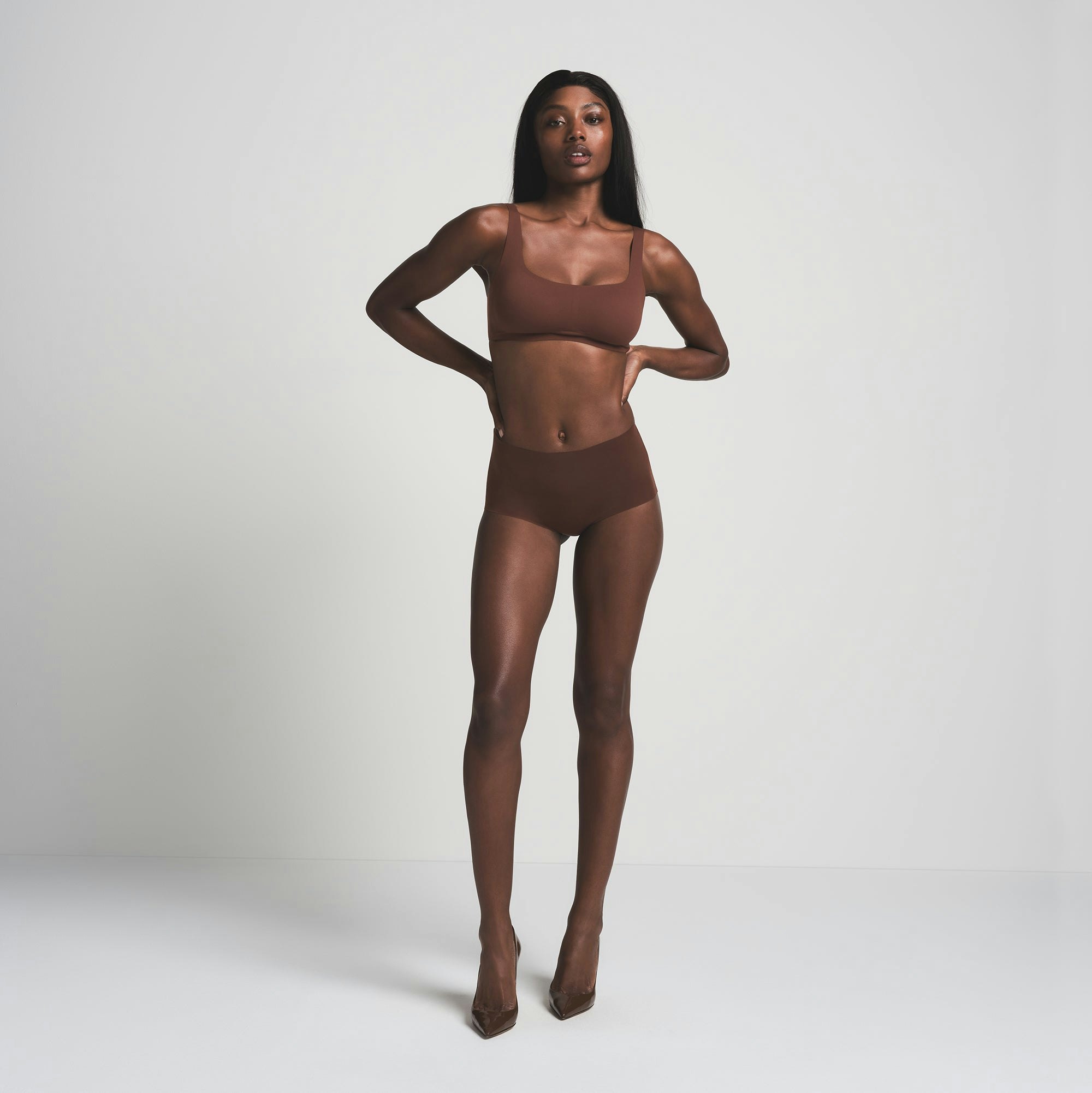NAKED BOY SHORT - COCOA