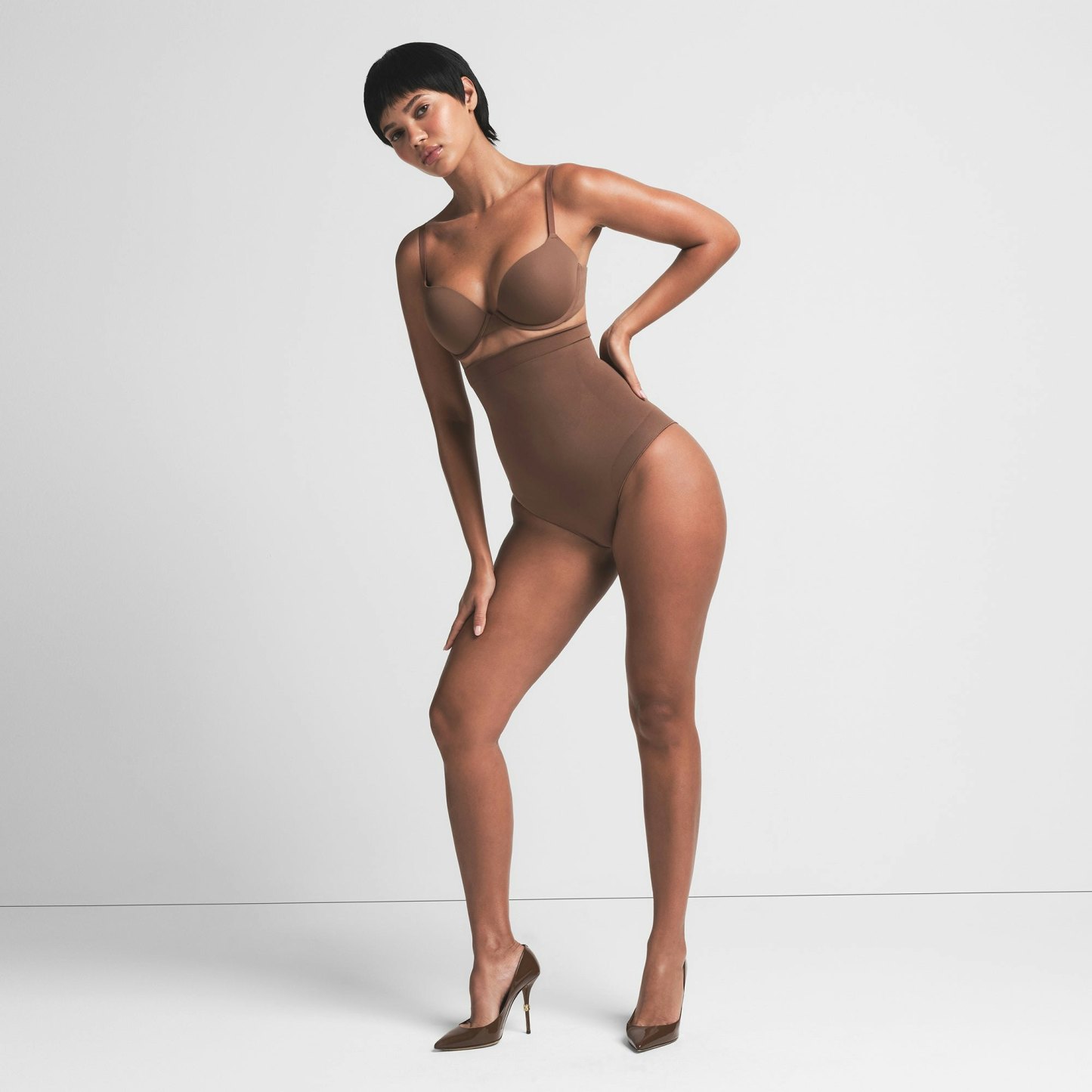 SEAMLESS SCULPT HIGH-WAISTED BRIEF - JASPER