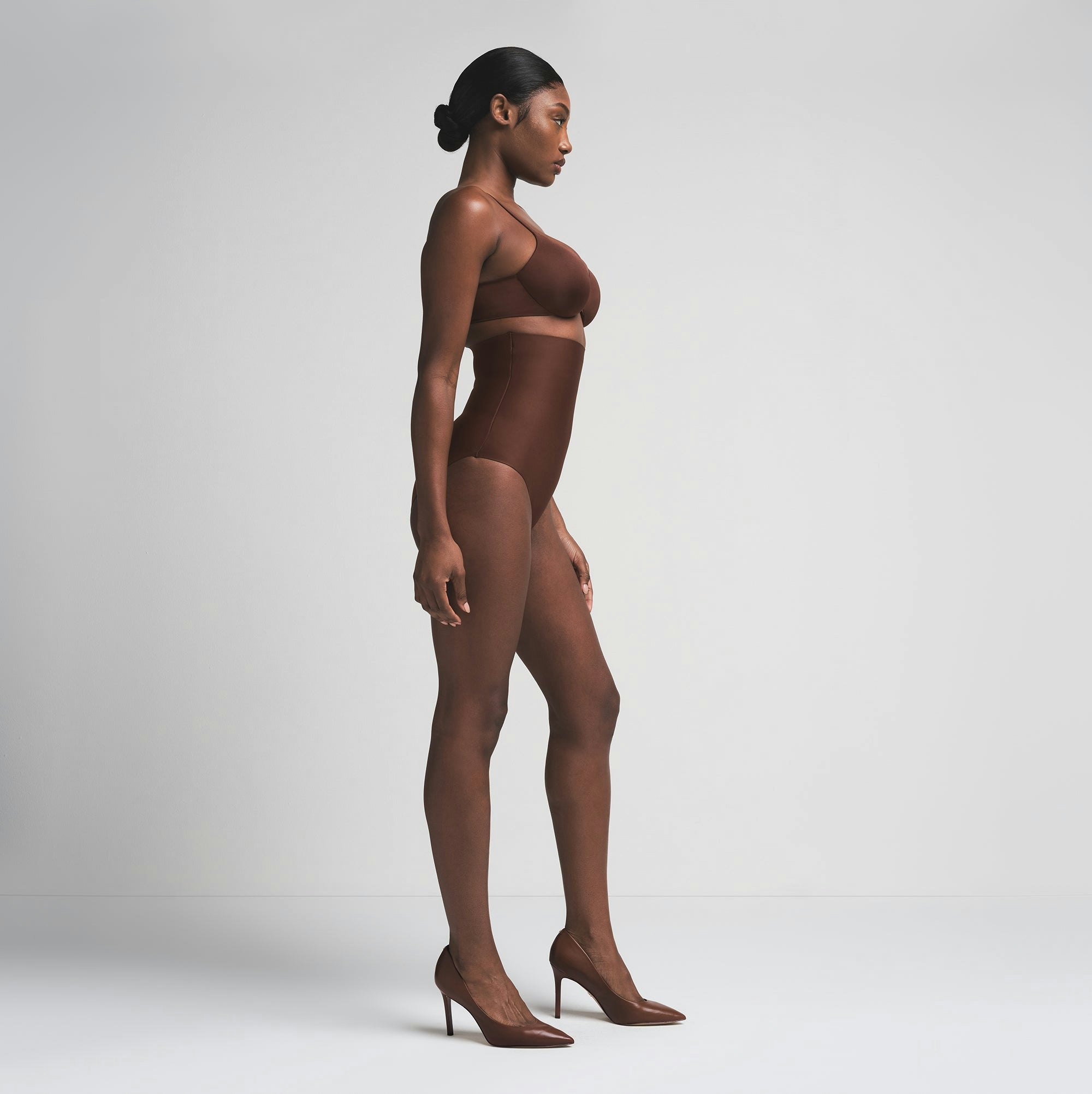 SKIMS BODY CORE SCULPT HIGH-WAISTED BRIEF - COCOA