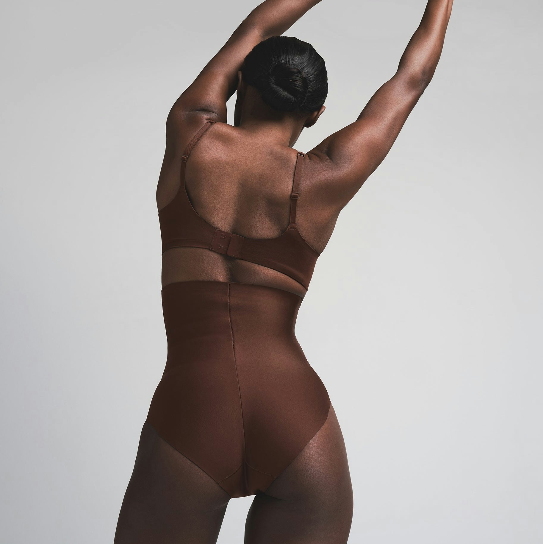 SKIMS BODY CORE SCULPT HIGH-WAISTED BRIEF - COCOA