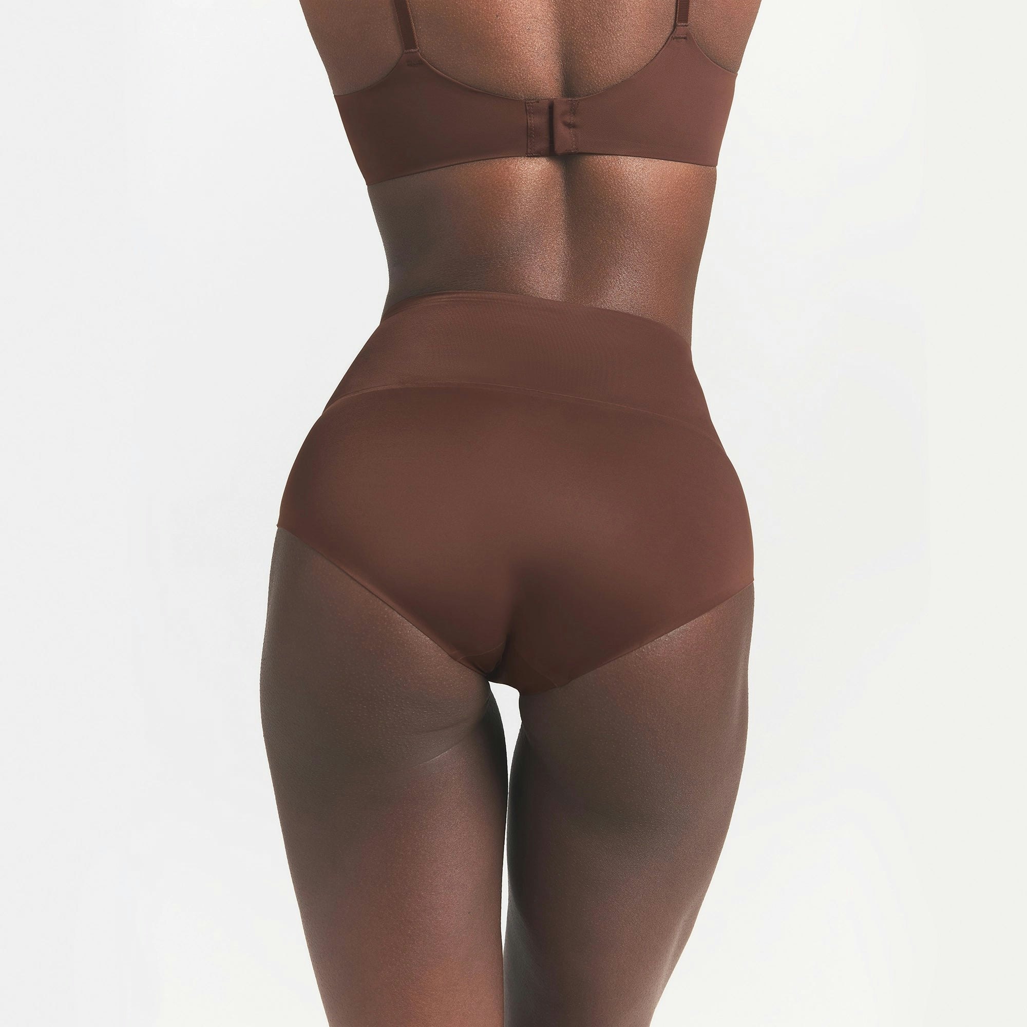 SMOOTHING INTIMATES HIGH-WAISTED BRIEF - COCOA