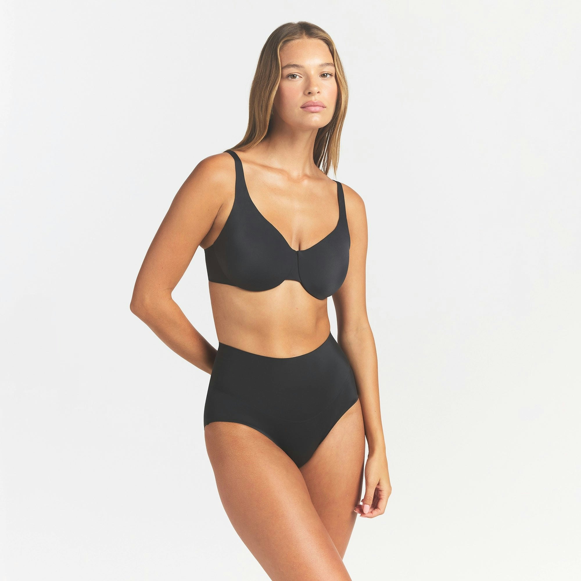 SMOOTHING INTIMATES HIGH-WAISTED BRIEF - ONYX