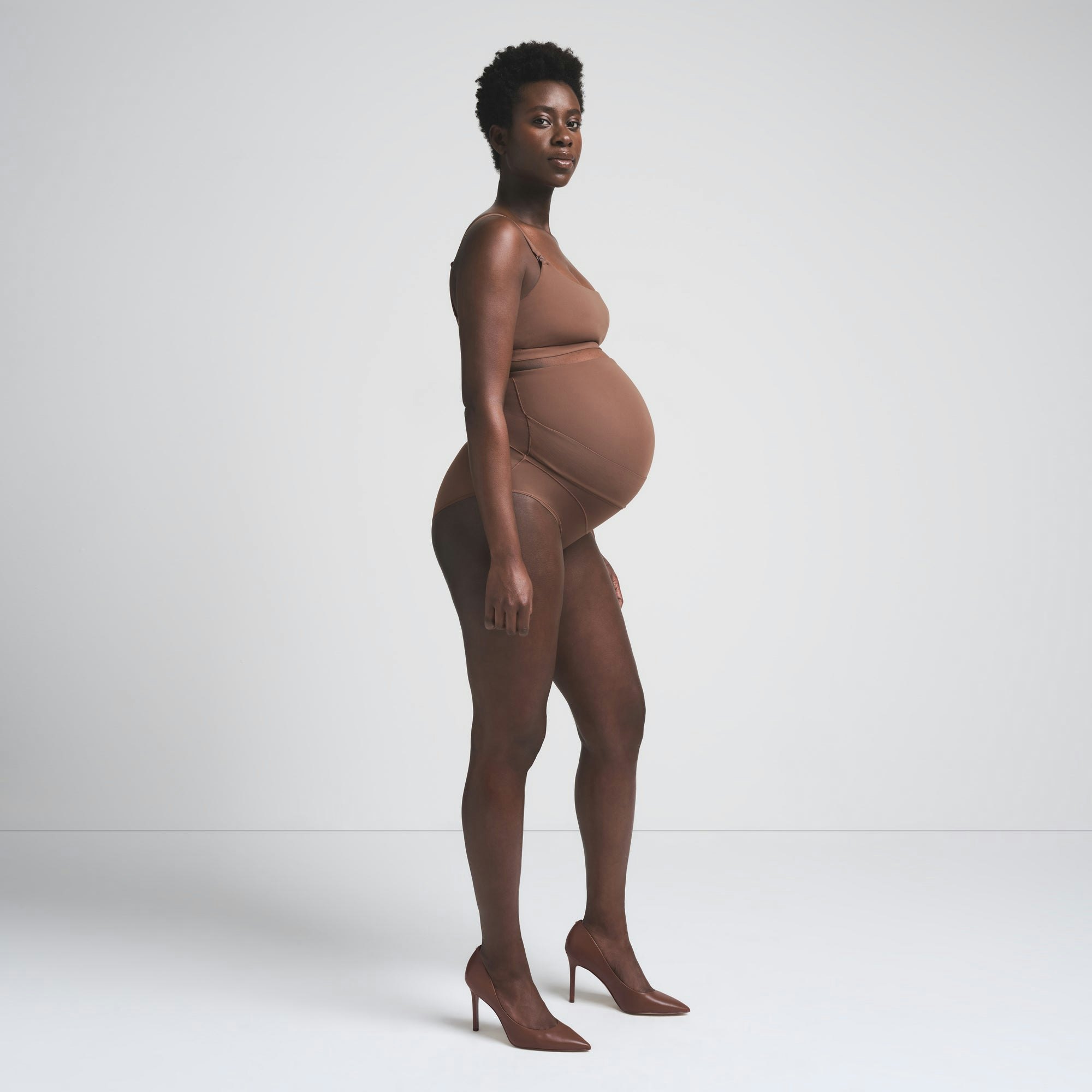 FITS EVERYBODY MATERNITY BANDED HIGH-WAISTED BRIEF - JASPER