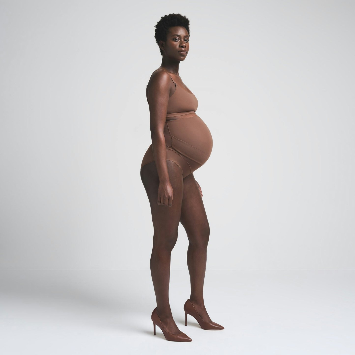 FITS EVERYBODY MATERNITY BANDED HIGH-WAISTED BRIEF - JASPER