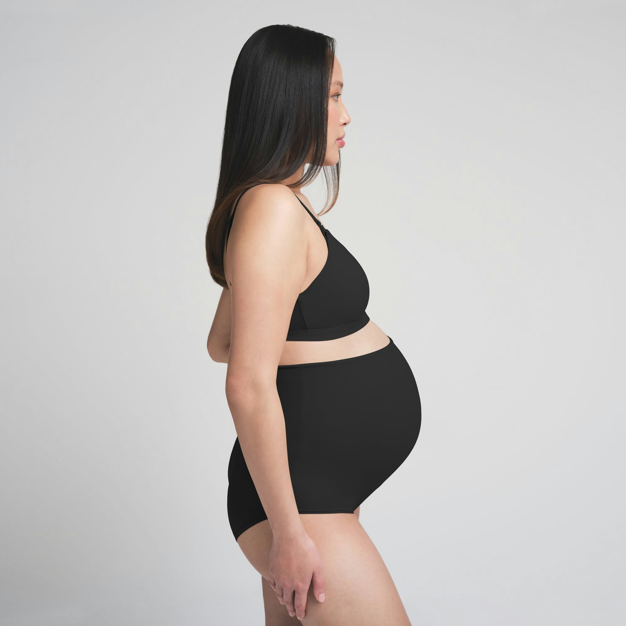 FITS EVERYBODY MATERNITY HIGH-WAISTED BRIEF - ONYX