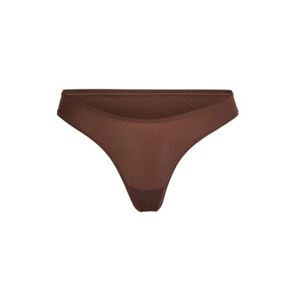 FITS EVERYBODY DIPPED FRONT THONG - COCOA