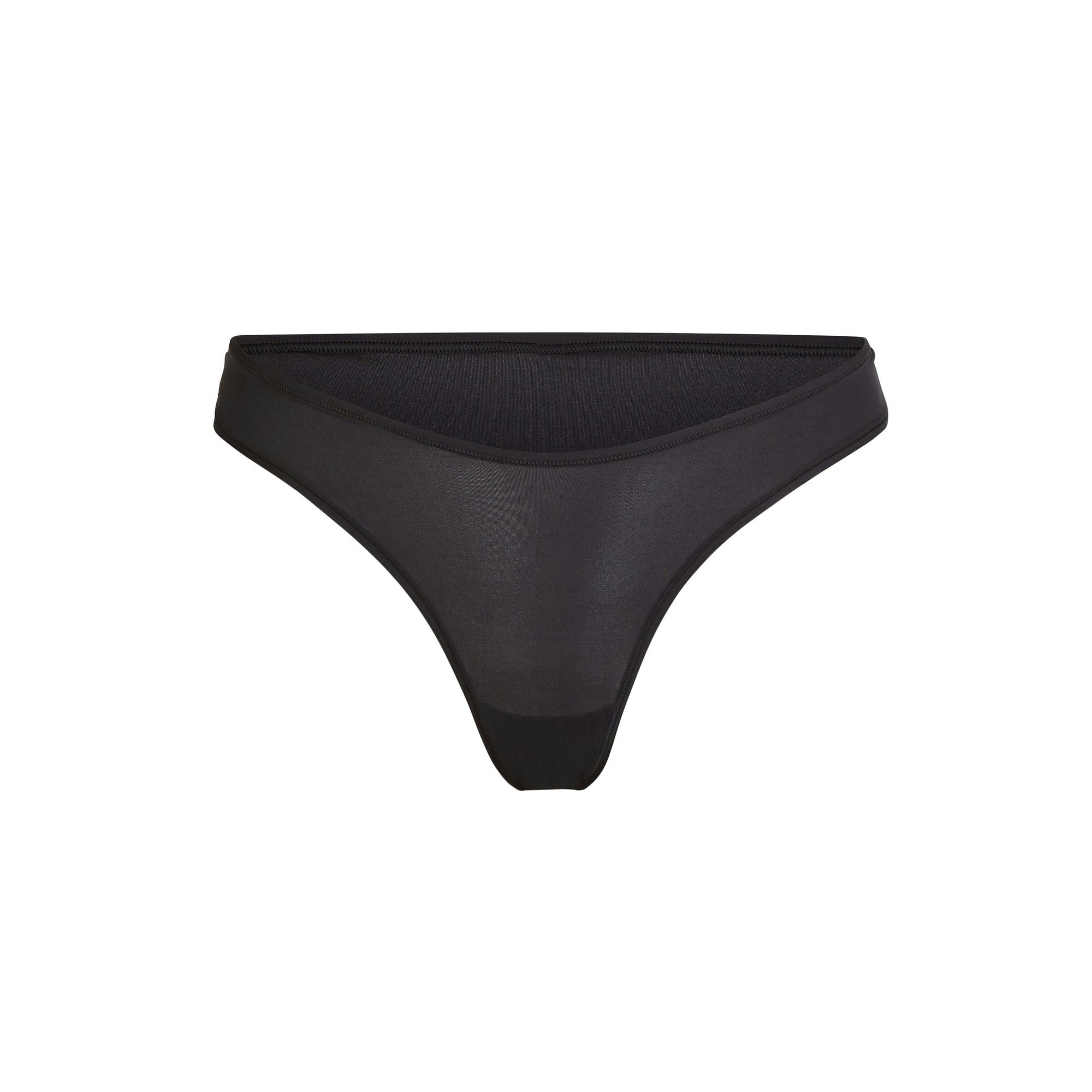 FITS EVERYBODY DIPPED FRONT THONG - ONYX