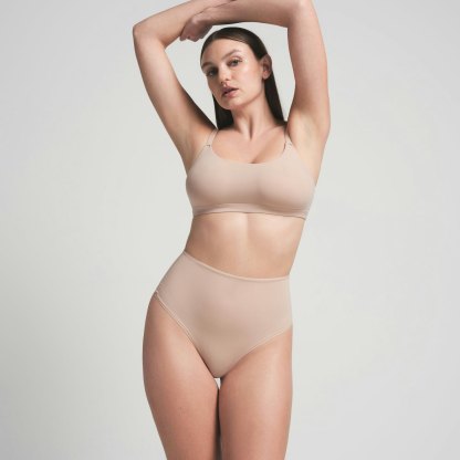 FITS EVERYBODY HIGH-WAISTED THONG - MICA