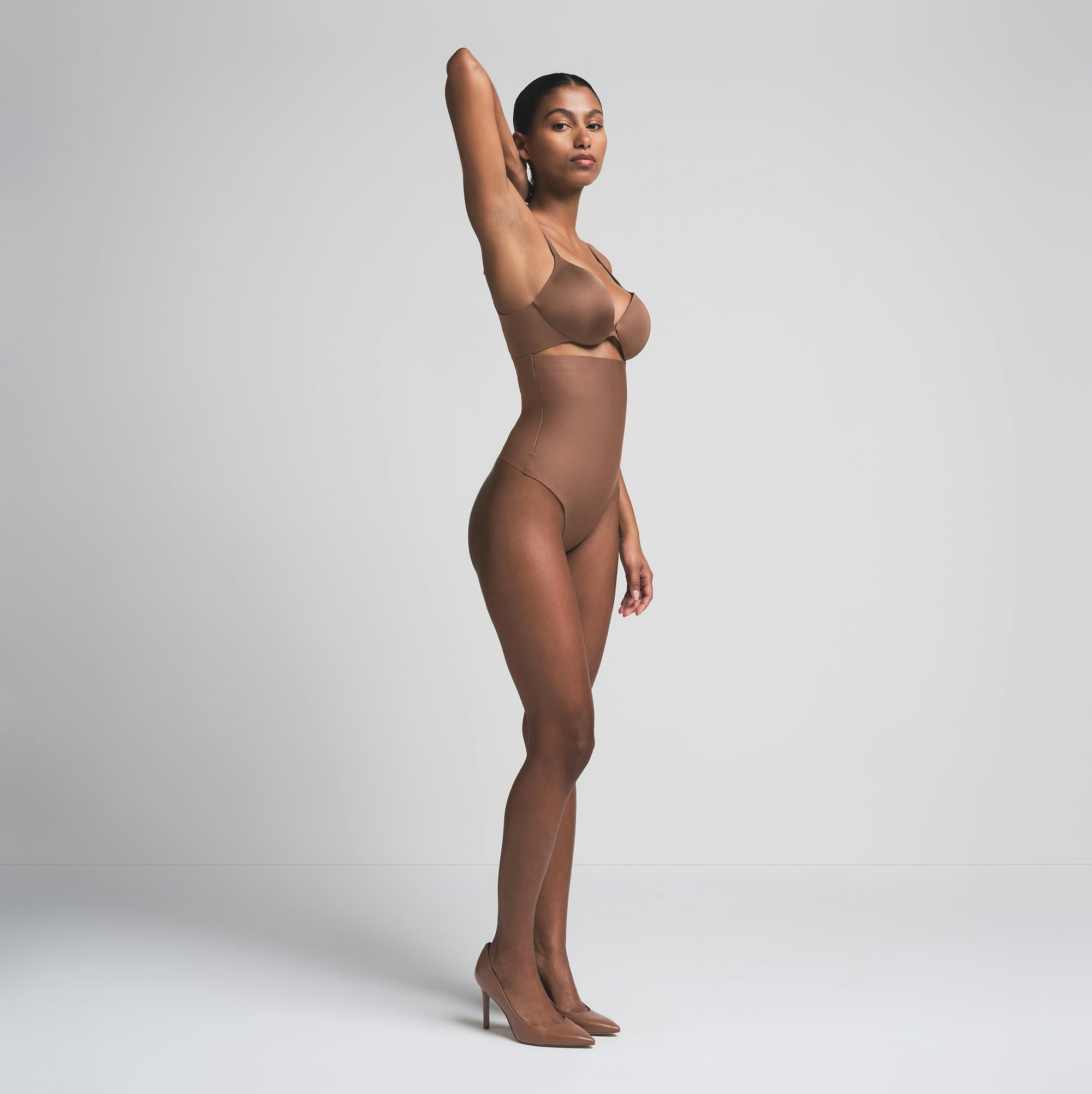 SKIMS BODY CORE SCULPT HIGH-WAISTED THONG - JASPER