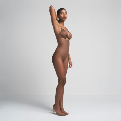 SKIMS BODY CORE SCULPT HIGH-WAISTED THONG - JASPER