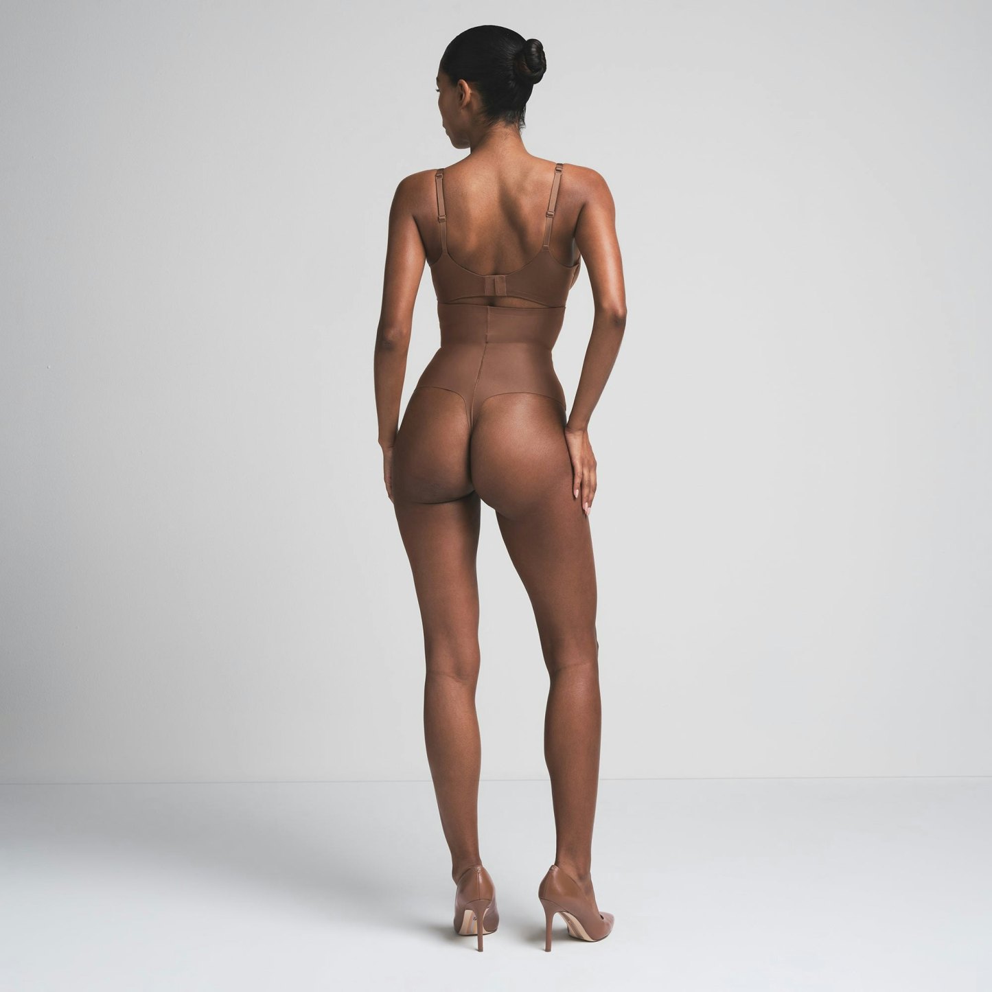 SKIMS BODY CORE SCULPT HIGH-WAISTED THONG - JASPER