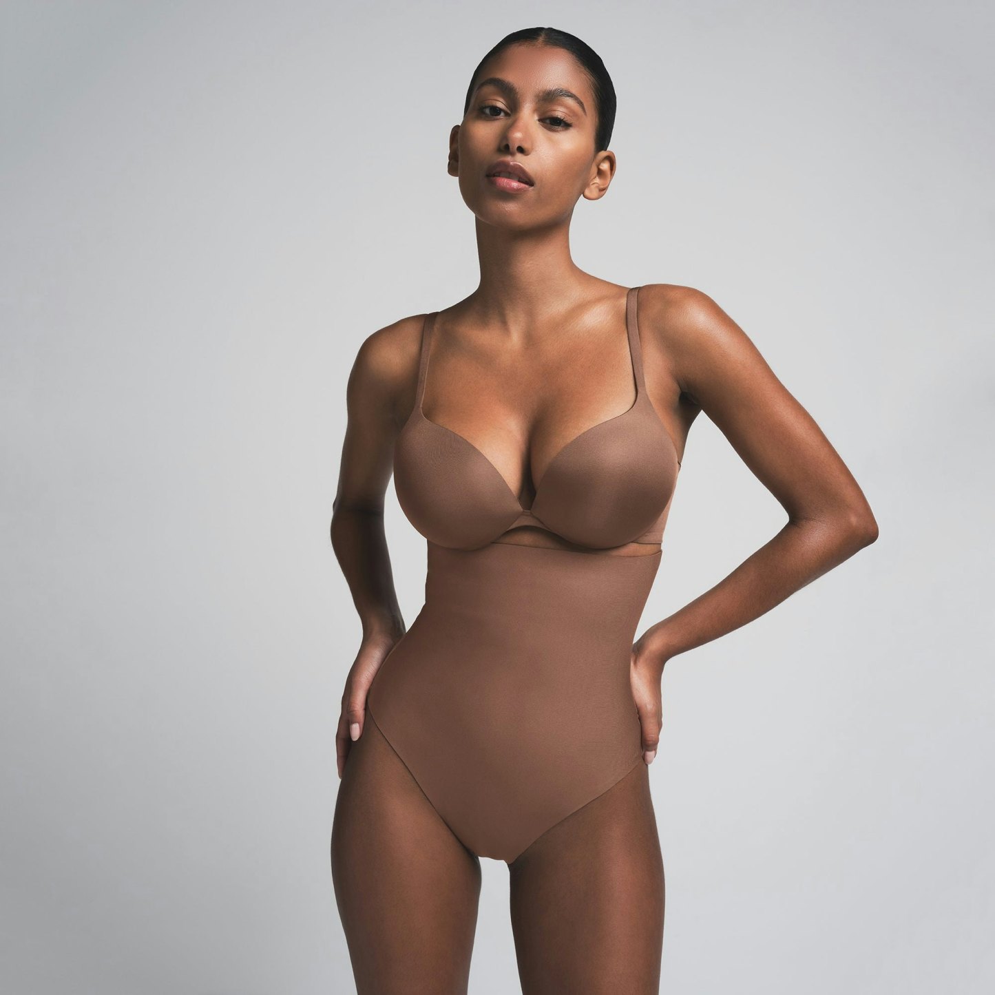 SKIMS BODY CORE SCULPT HIGH-WAISTED THONG - JASPER