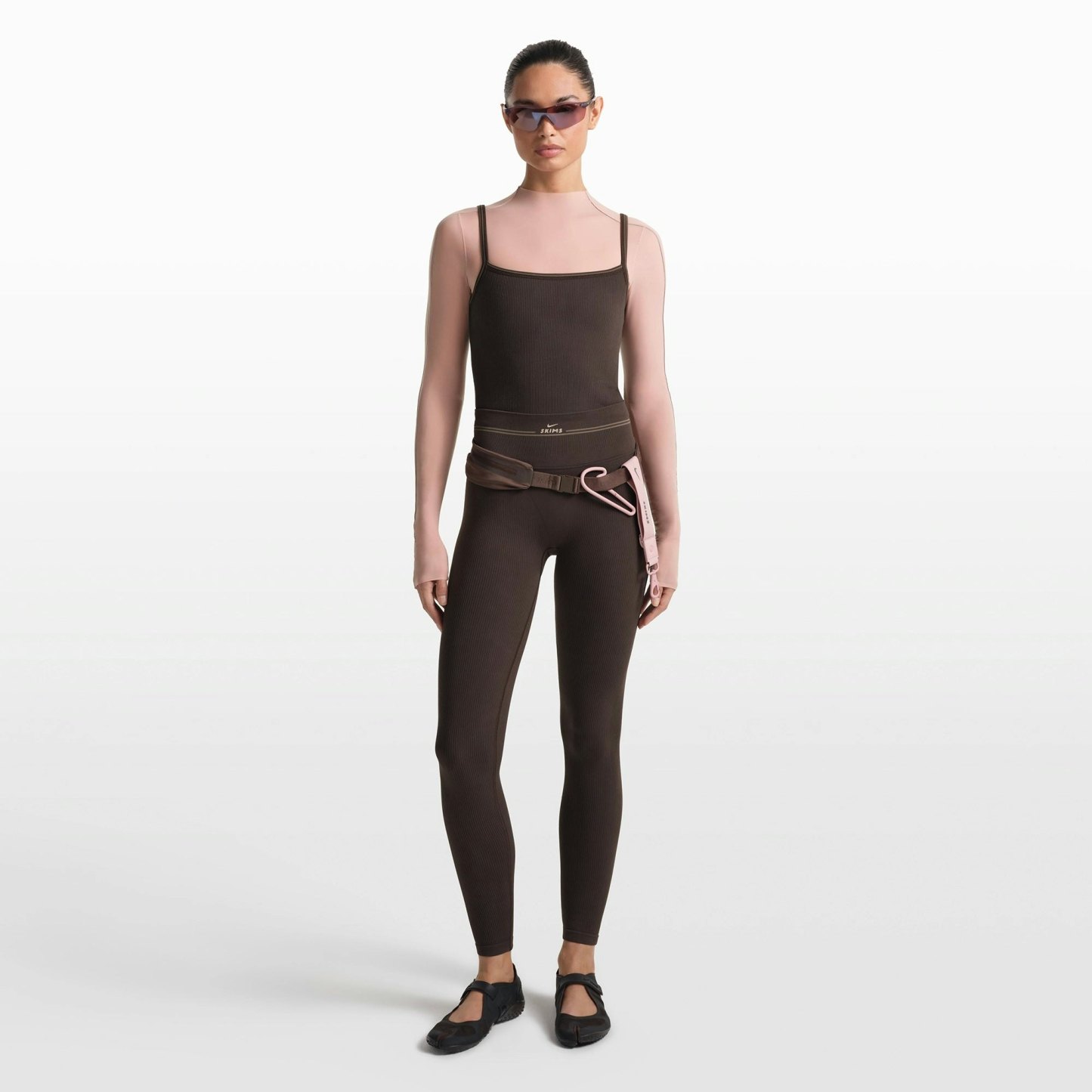 NikeSKIMS RIBBED SEAMLESS 26" LEGGING - PHOENIX - image 15