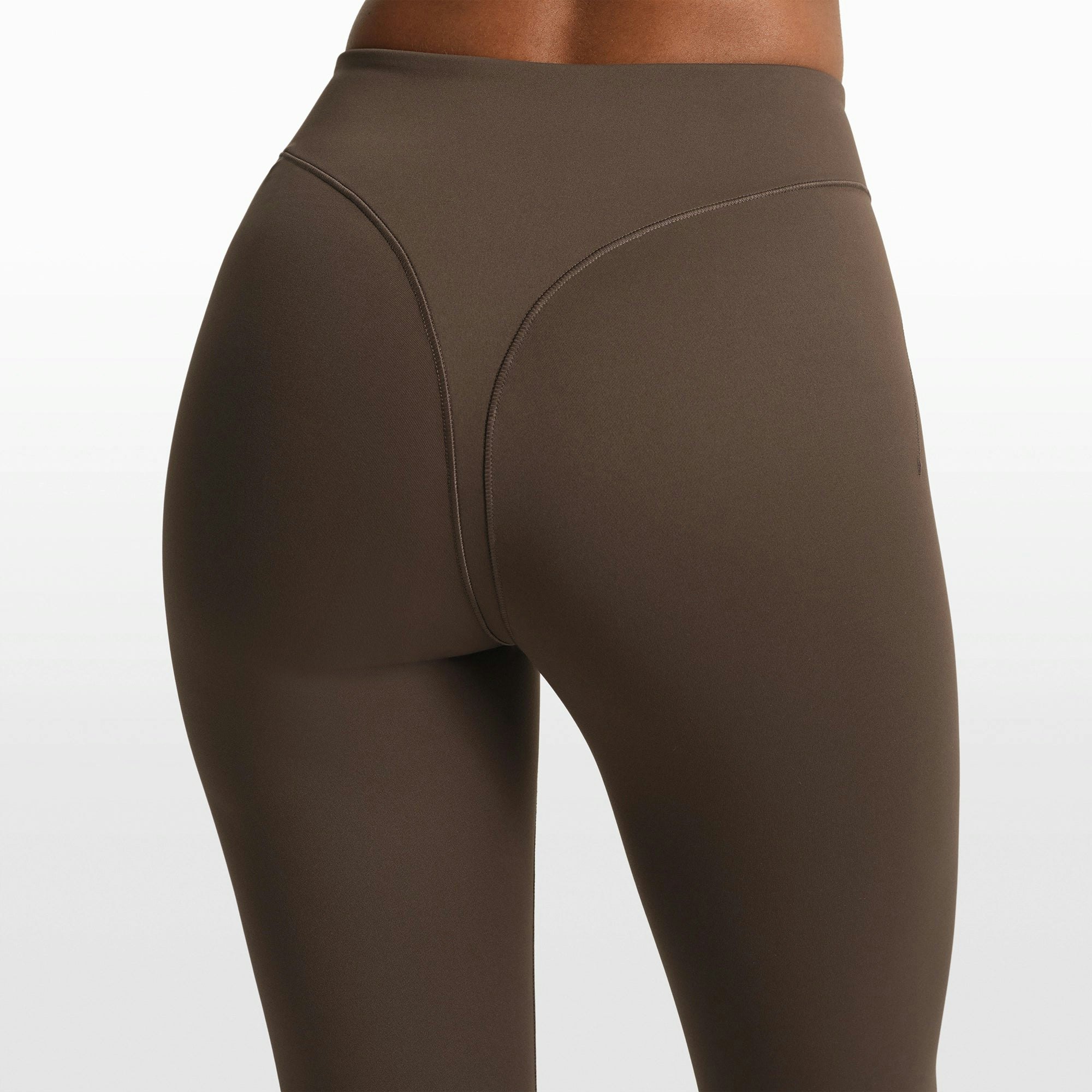 NikeSKIMS MATTE V-LINE STIRRUP LEGGING - DARK SEPIA - image 12