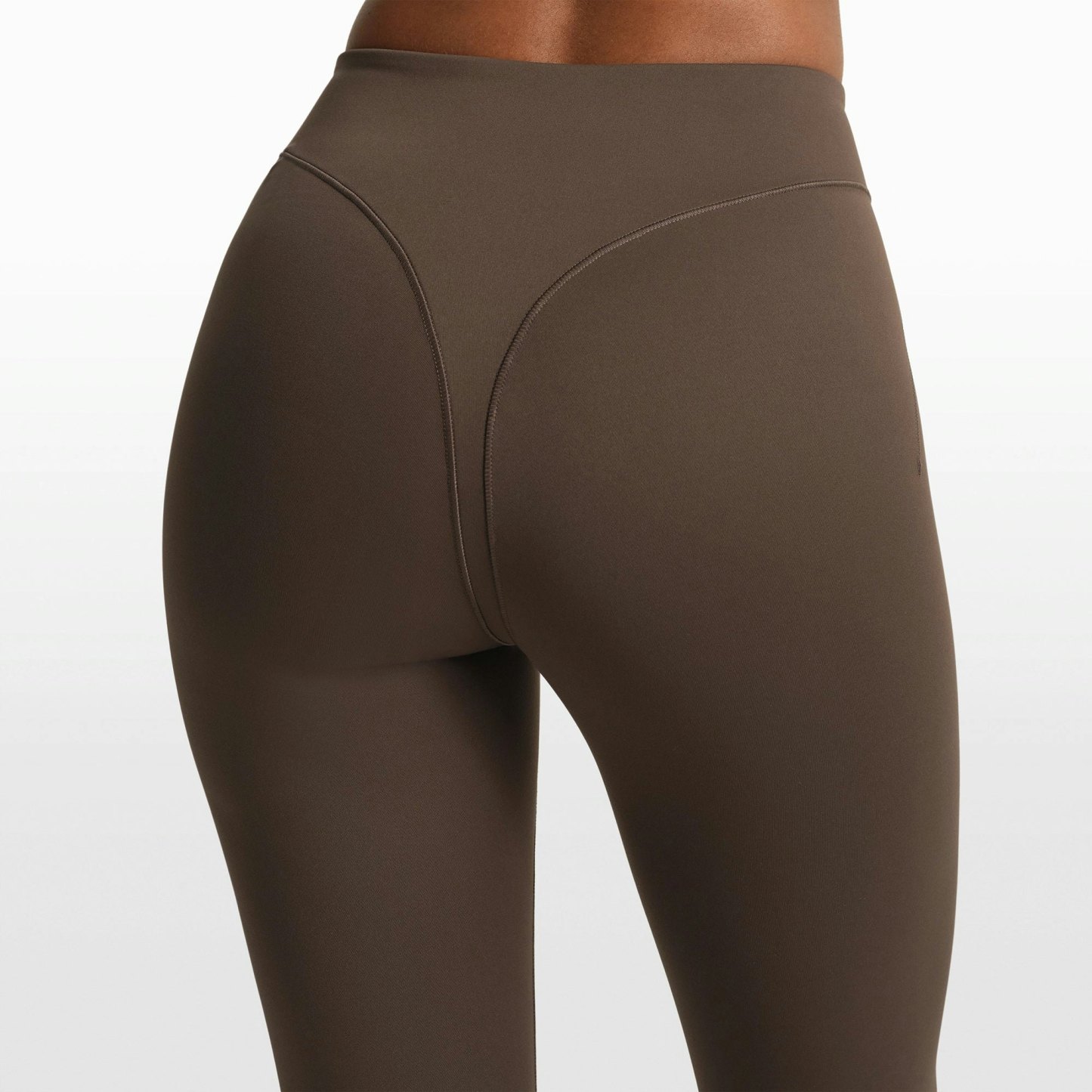 NikeSKIMS MATTE V-LINE STIRRUP LEGGING - DARK SEPIA - image 12