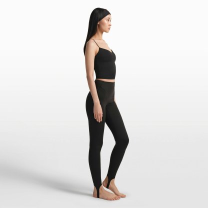 NikeSKIMS MATTE V-LINE STIRRUP LEGGING - OBSIDIAN - image 5