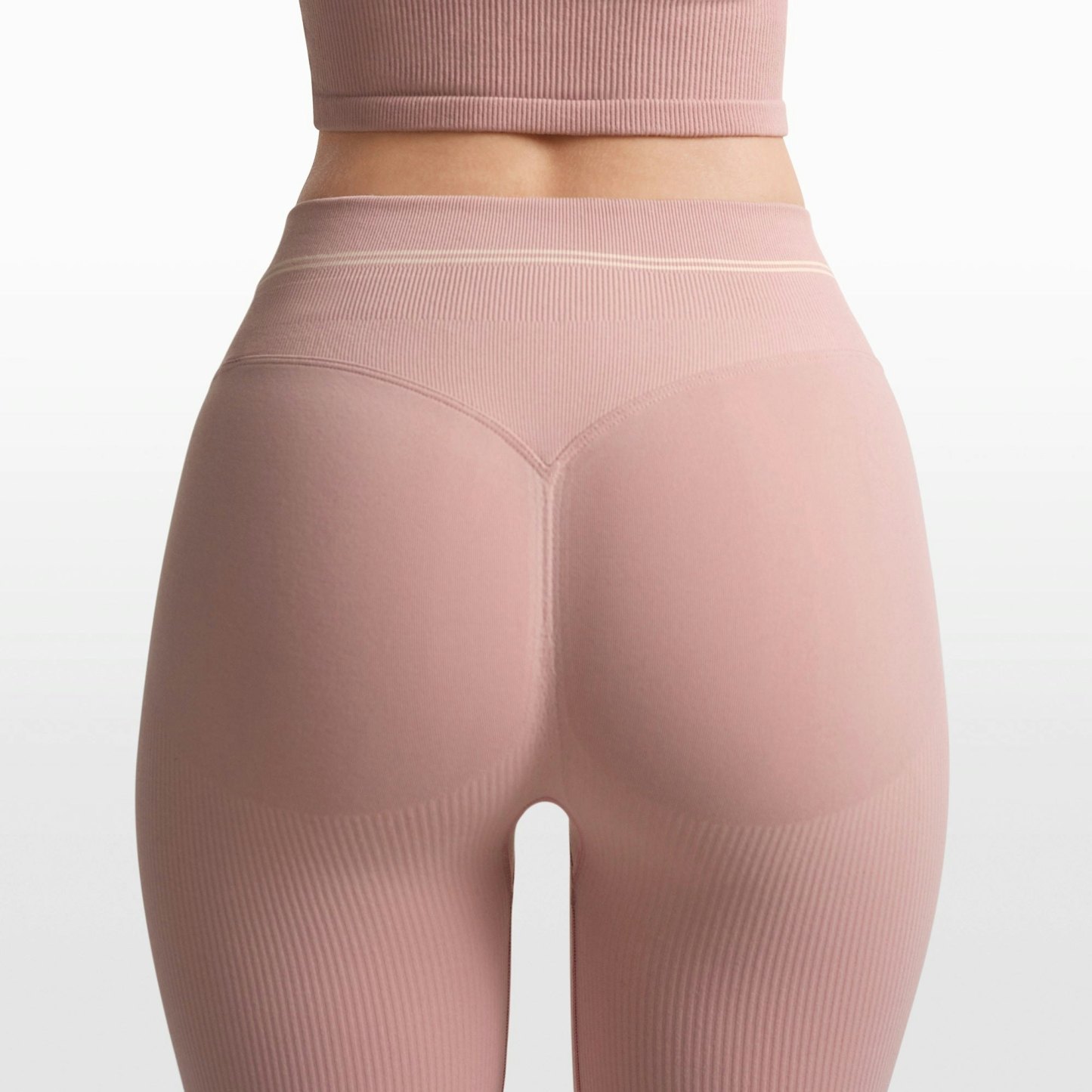 NikeSKIMS RIBBED SEAMLESS 34" STRAIGHT LEGGING - HIMALAYAN - image 17