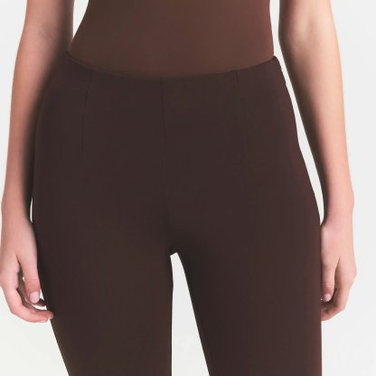 THE ESSENTIAL COLLECTION HIGH-WAISTED CROPPED KICK FLARE PANT - ESPRESSO - image 9