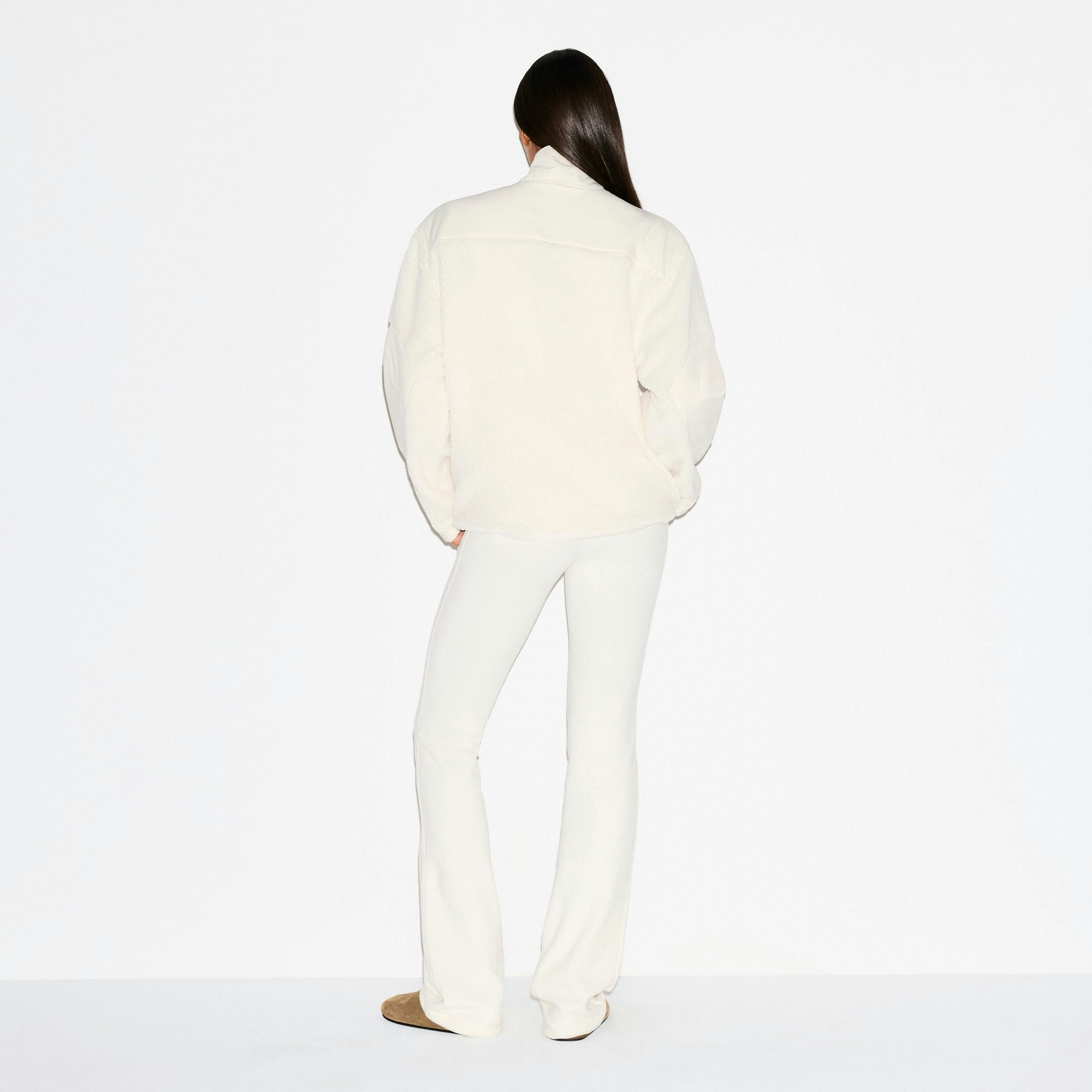 OUTDOOR FLEECE PANT - ECRU - image 4