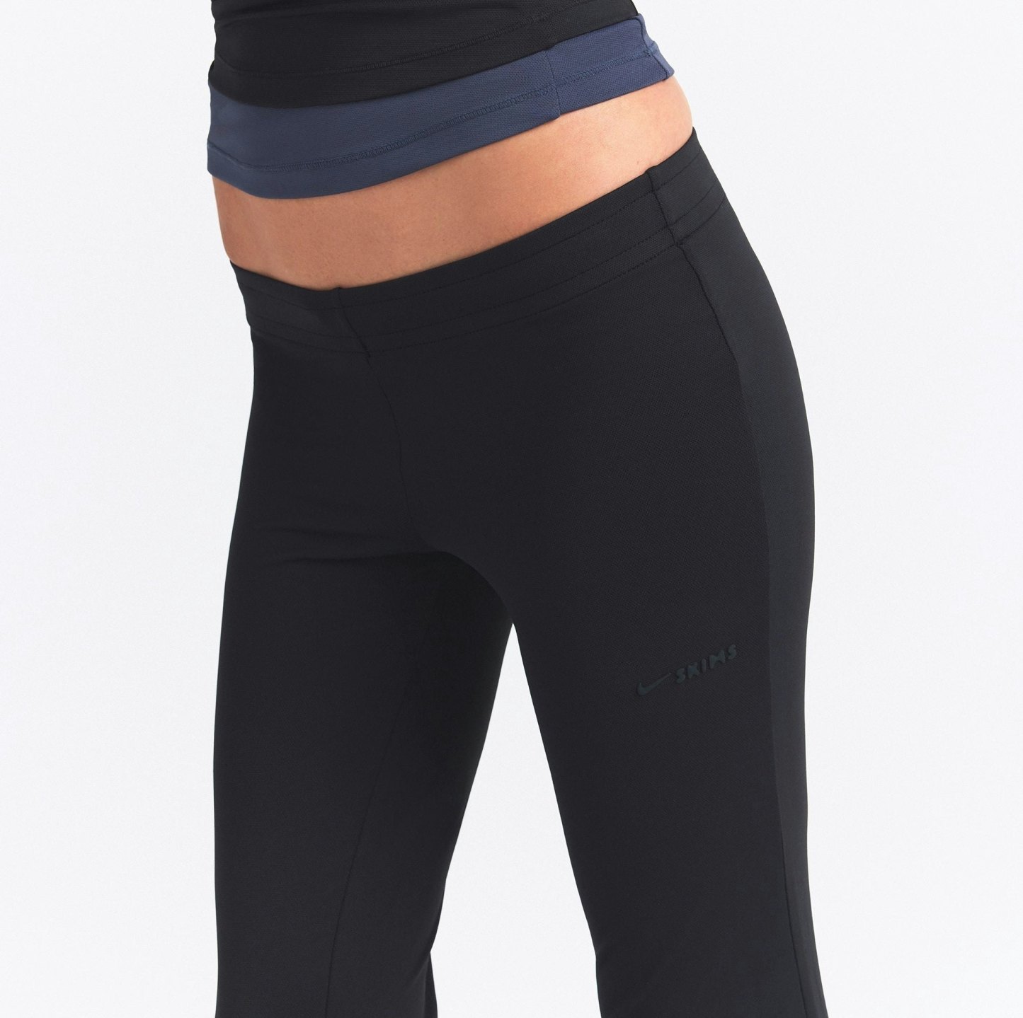 NikeSKIMS AIRY LOW RISE MINI FLARE PANT - OBSIDIAN - image 3