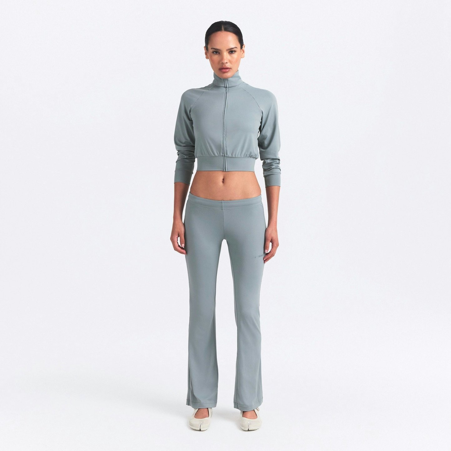 NikeSKIMS AIRY LOW RISE MINI FLARE PANT - WASHED PACIFIC - image 15