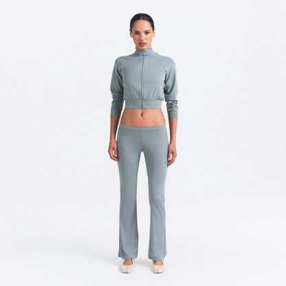 NikeSKIMS AIRY LOW RISE MINI FLARE PANT - WASHED PACIFIC - image 15