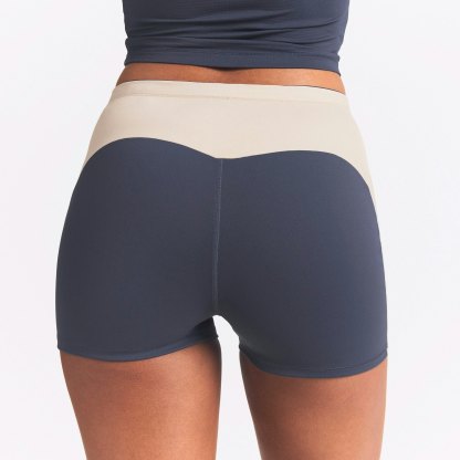 NikeSKIMS MATTE SHINE MIX 2" SHORT - DEEP ROYAL AND STONE - image 9