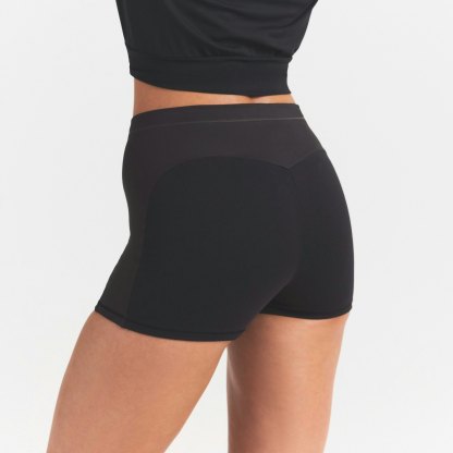 NikeSKIMS MATTE SHINE MIX 2" SHORT - OBSIDIAN AND IGNEOUS - image 3