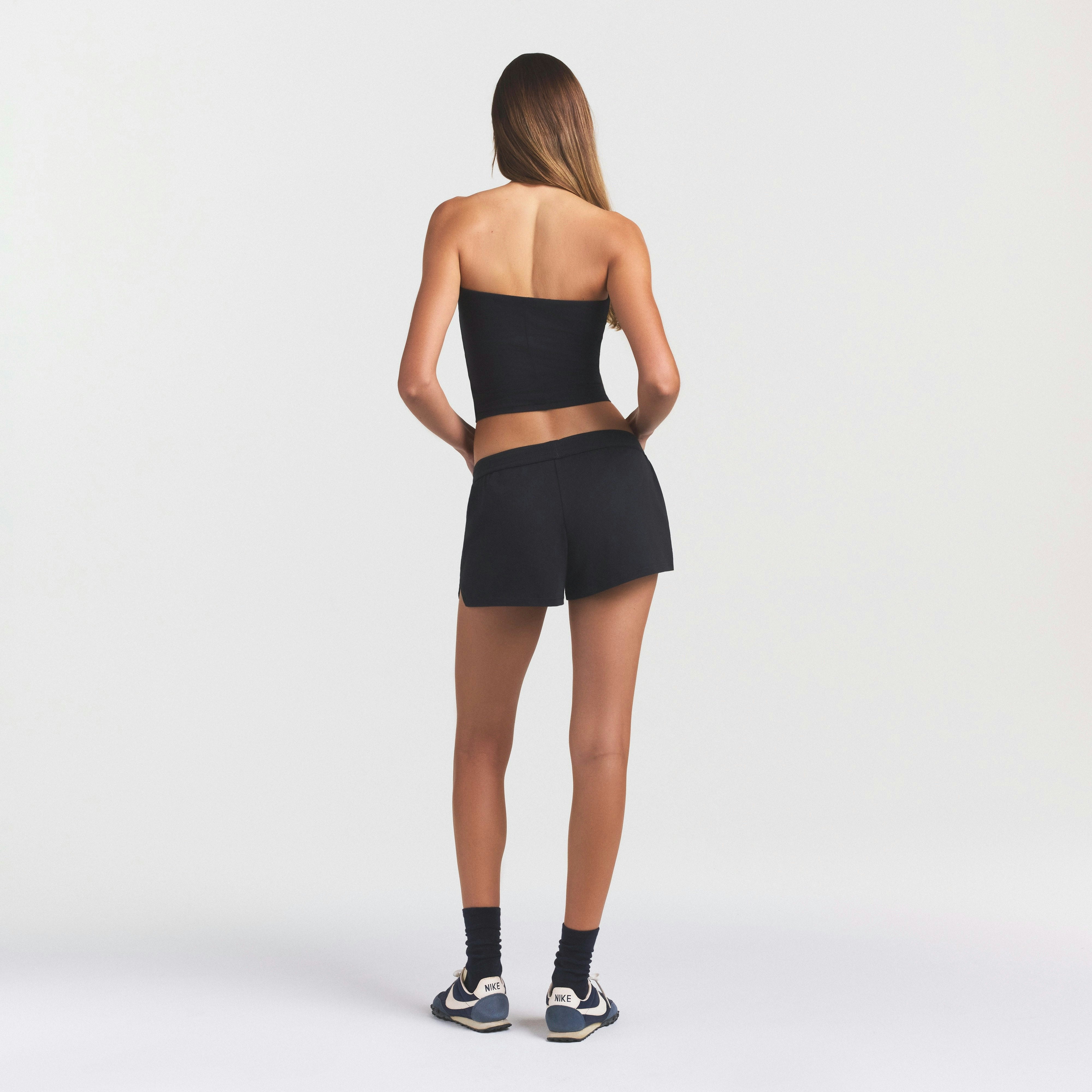 COTTON JERSEY LOOSE SHORT - SOOT - image 39