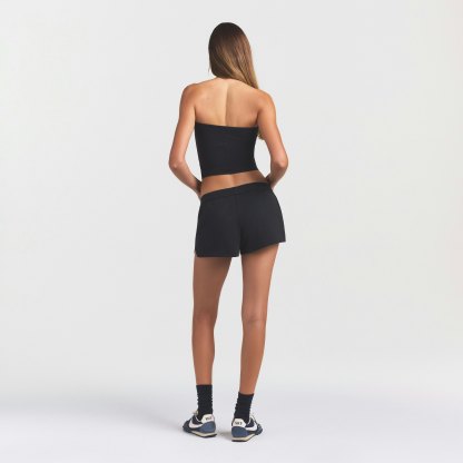 COTTON JERSEY LOOSE SHORT - SOOT - image 39