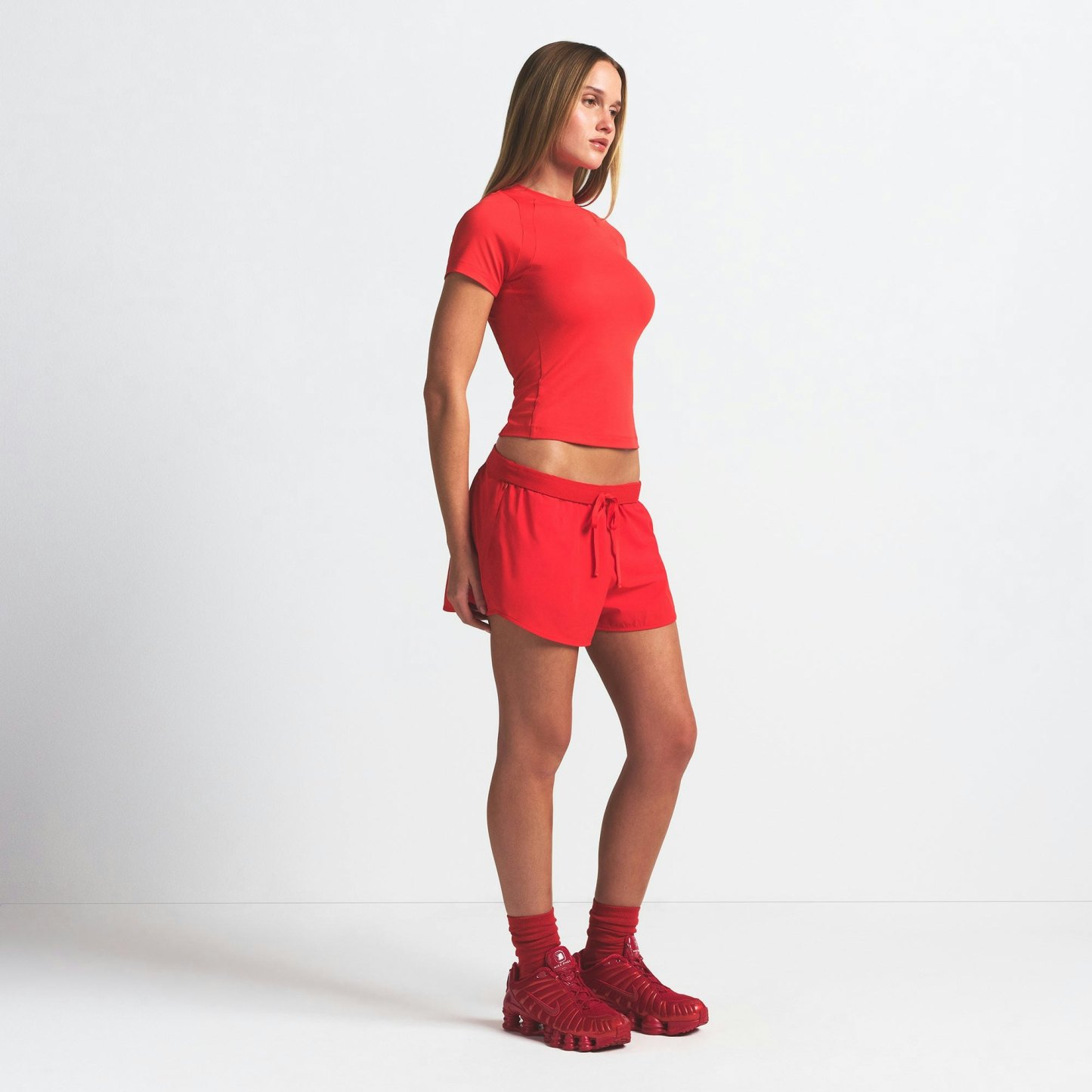 NikeSKIMS WOVEN NYLON 2.5" RUNNER SHORT - RUBY - image 15