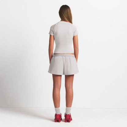 NikeSKIMS WOVEN NYLON 2.5" RUNNER SHORT - STONE - image 11