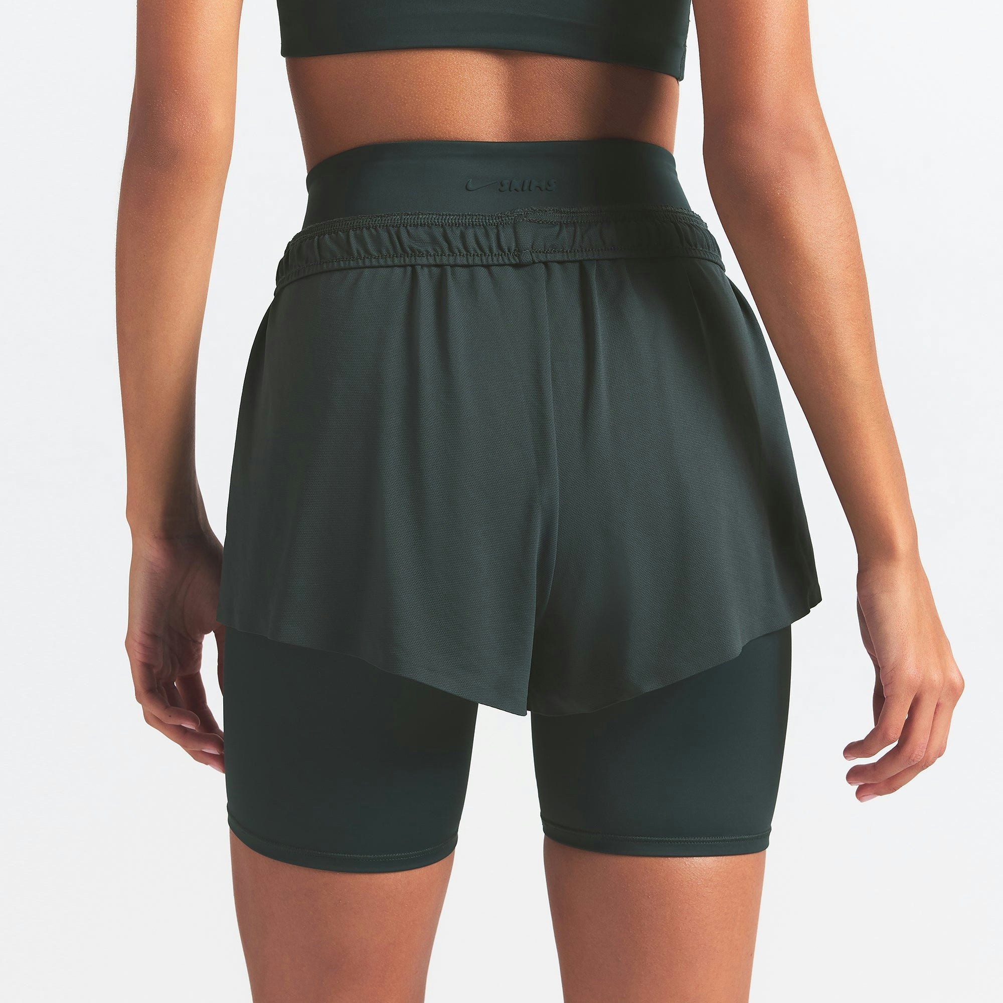 NikeSKIMS AIRY MINI SHORT - DARK TEAL - image 19