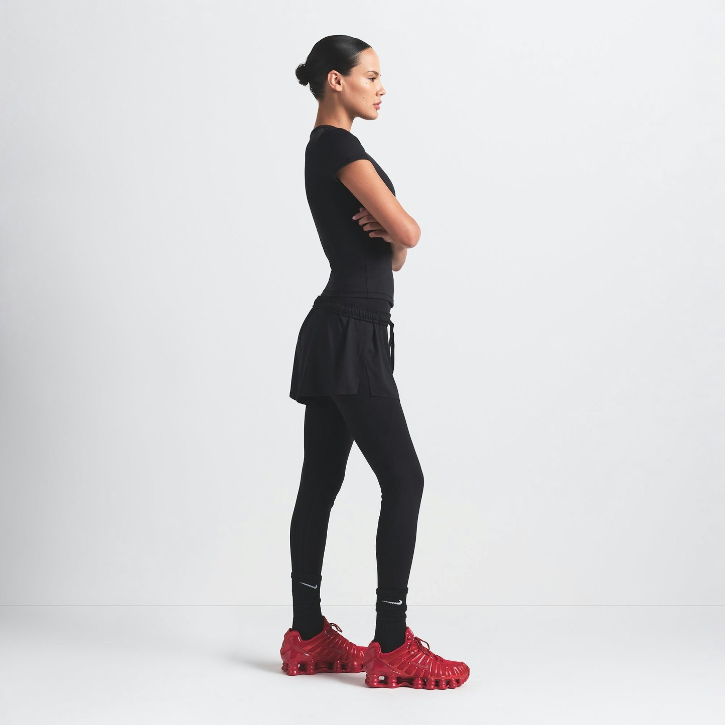 NikeSKIMS AIRY MINI SHORT - OBSIDIAN - image 5