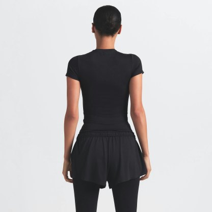 NikeSKIMS AIRY MINI SHORT - OBSIDIAN - image 4