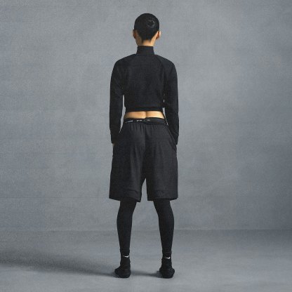 NikeSKIMS AIRY RELAXED SHORT - OBSIDIAN - image 5