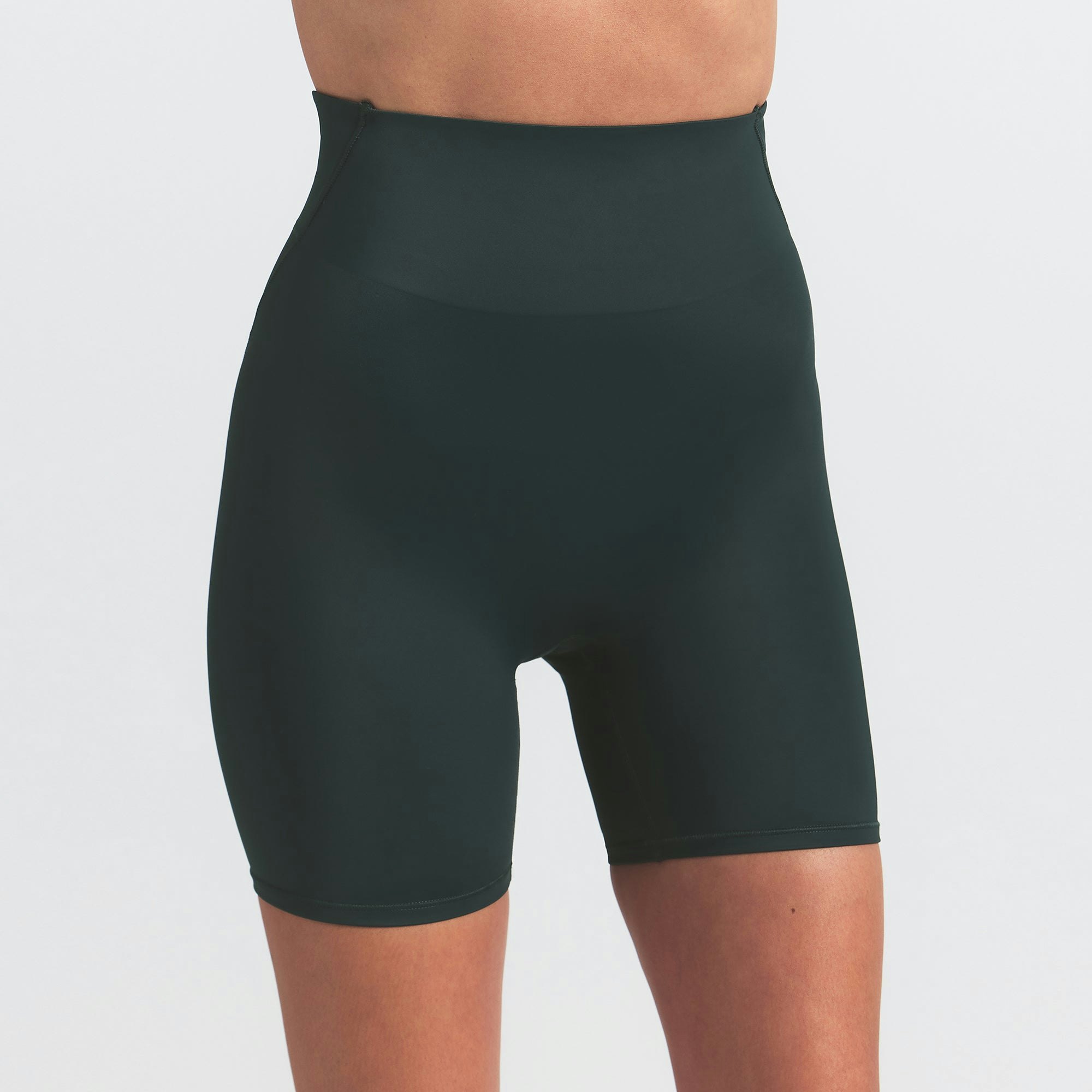 NikeSKIMS SHINE BONDED WAIST 5" BIKER SHORT - DARK TEAL - image 18