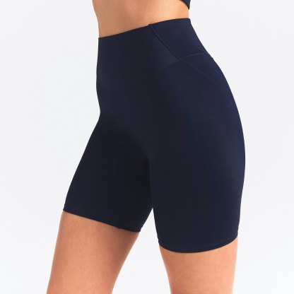 NikeSKIMS SHINE BONDED WAIST 5" BIKER SHORT - NAVY - image 24