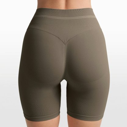 NikeSKIMS RIBBED SEAMLESS 5" BIKER SHORT - DUSTY OAKMOSS - image 24