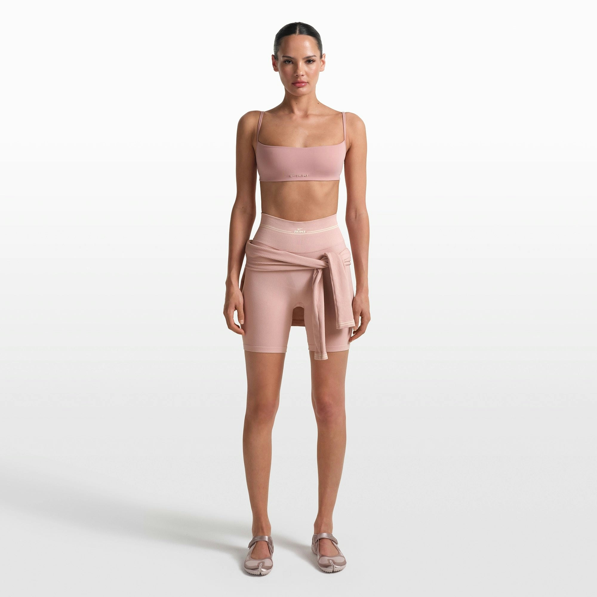 NikeSKIMS RIBBED SEAMLESS 5" BIKER SHORT - HIMALAYAN - image 15