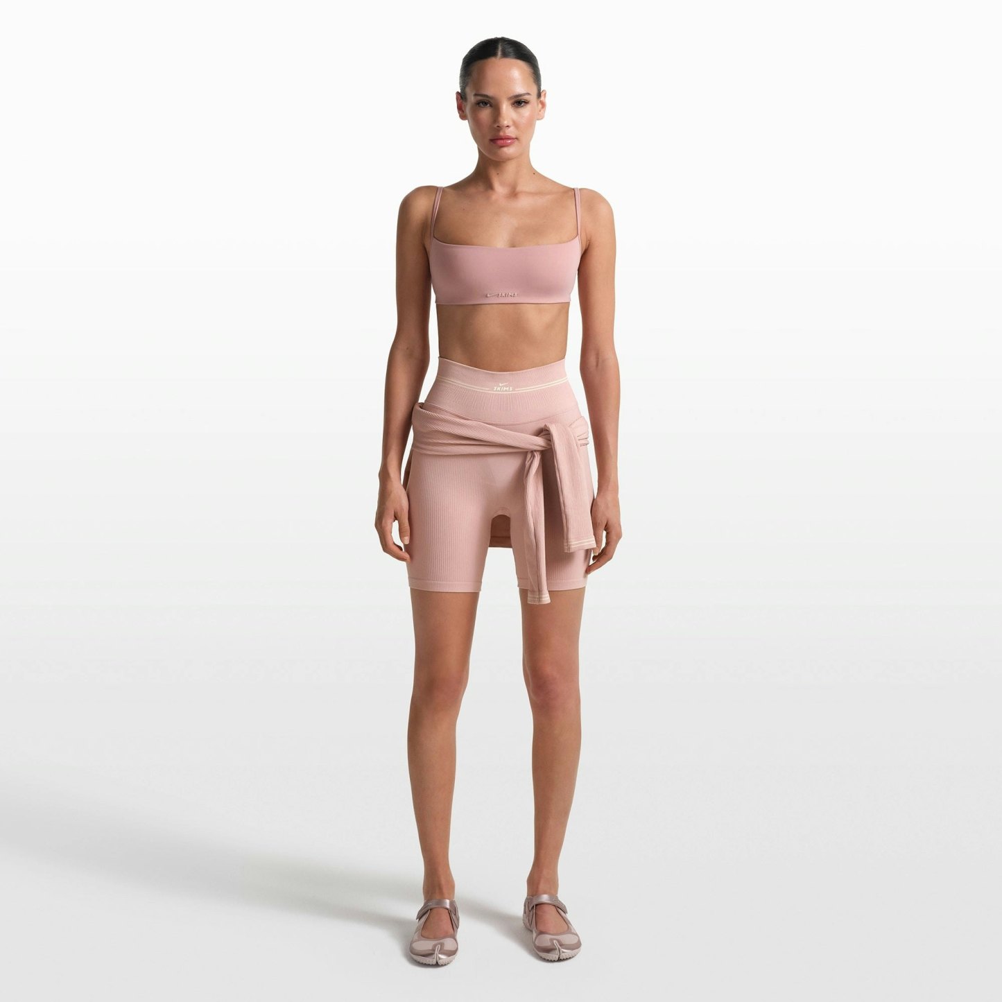 NikeSKIMS RIBBED SEAMLESS 5" BIKER SHORT - HIMALAYAN - image 15