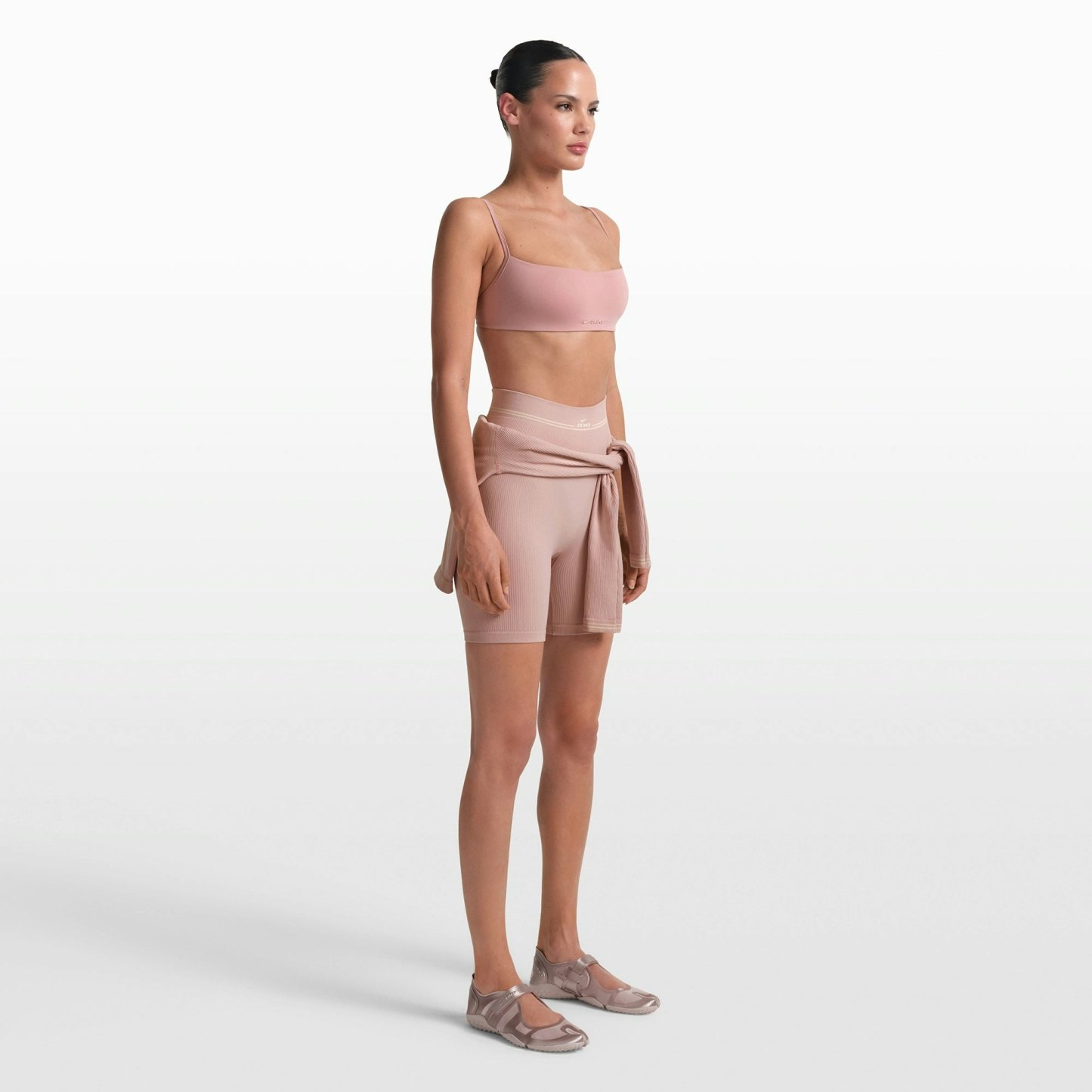 NikeSKIMS RIBBED SEAMLESS 5" BIKER SHORT - HIMALAYAN - image 16