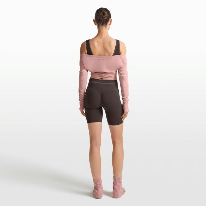 NikeSKIMS RIBBED SEAMLESS 5" BIKER SHORT - PHOENIX - image 11