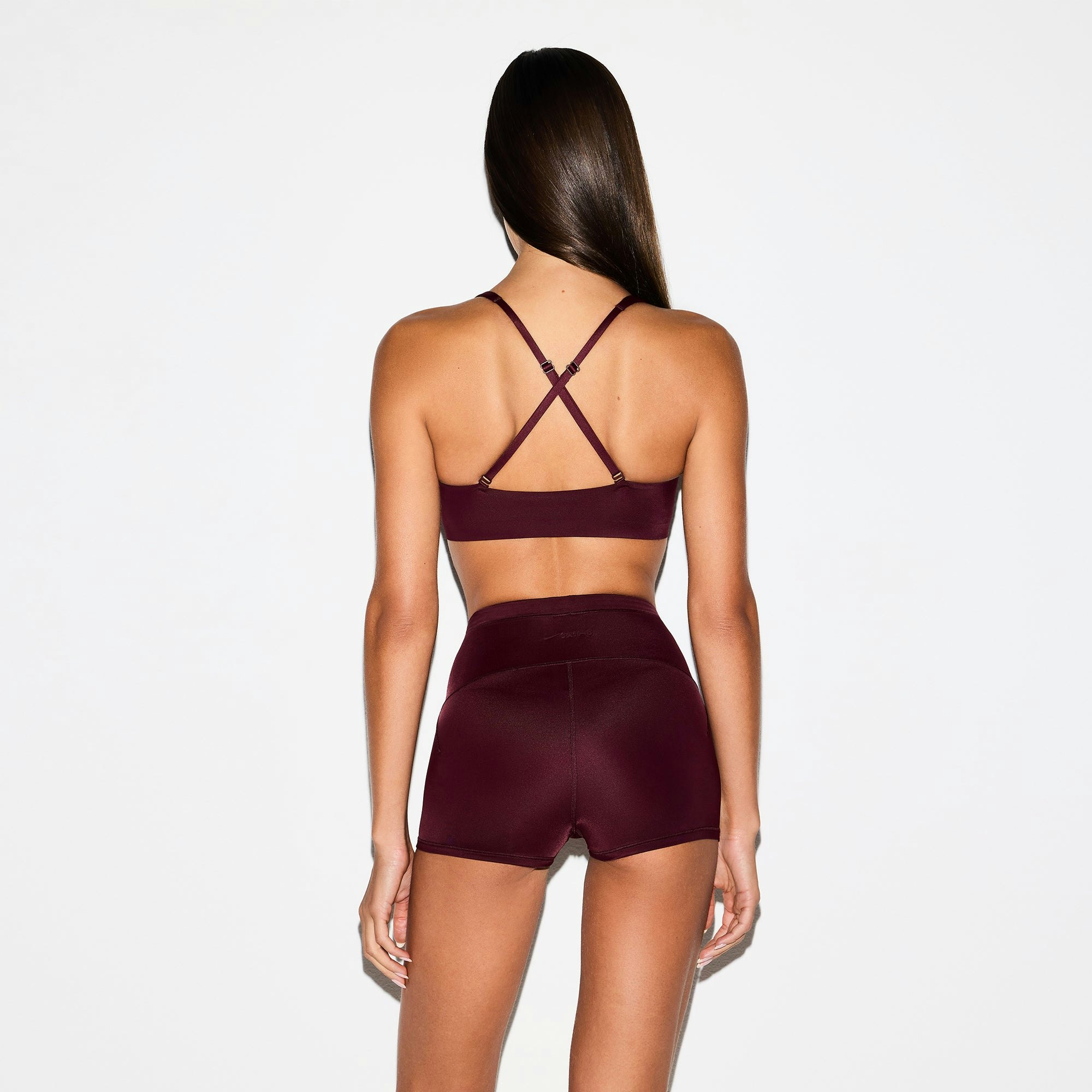 NikeSKIMS SHINE DRAWCORD 2" SHORT - CURRANT - image 12