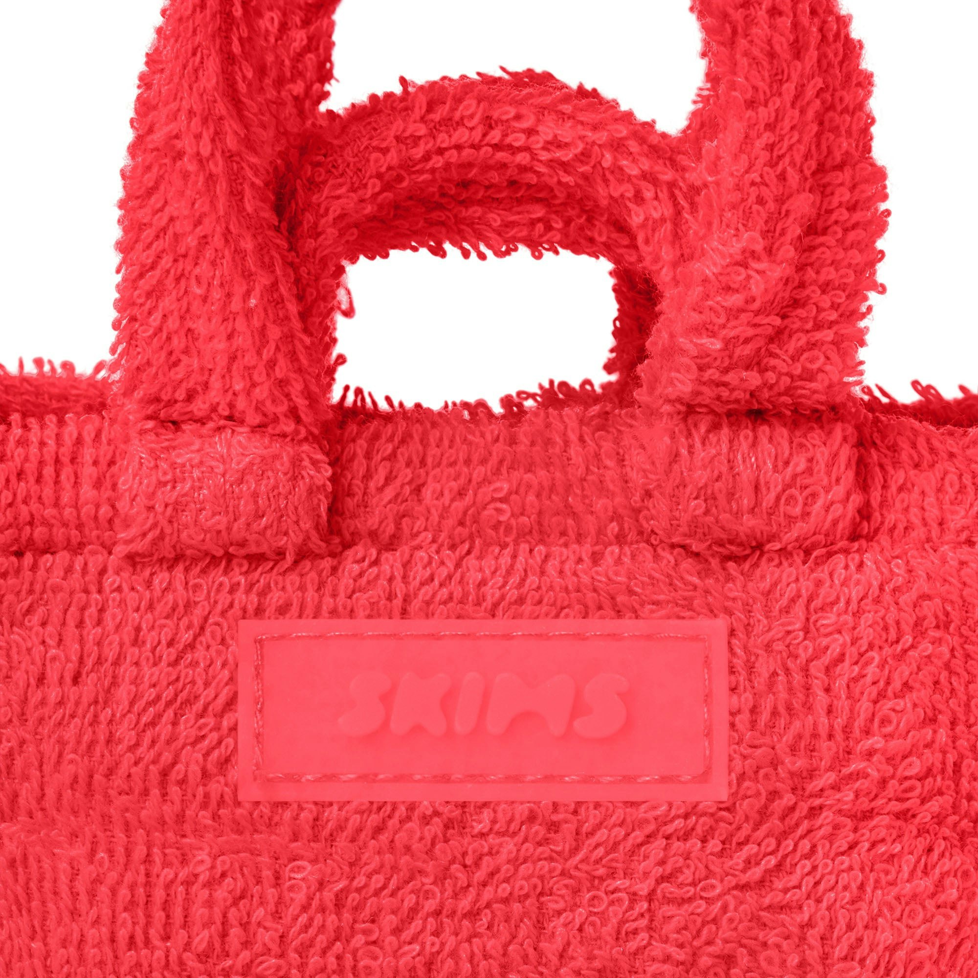 TERRY MICRO MINI TOTE KEYCHAIN - CARMINE