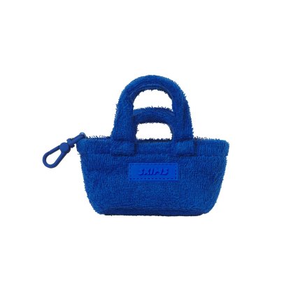 TERRY MICRO MINI TOTE KEYCHAIN - COBALT
