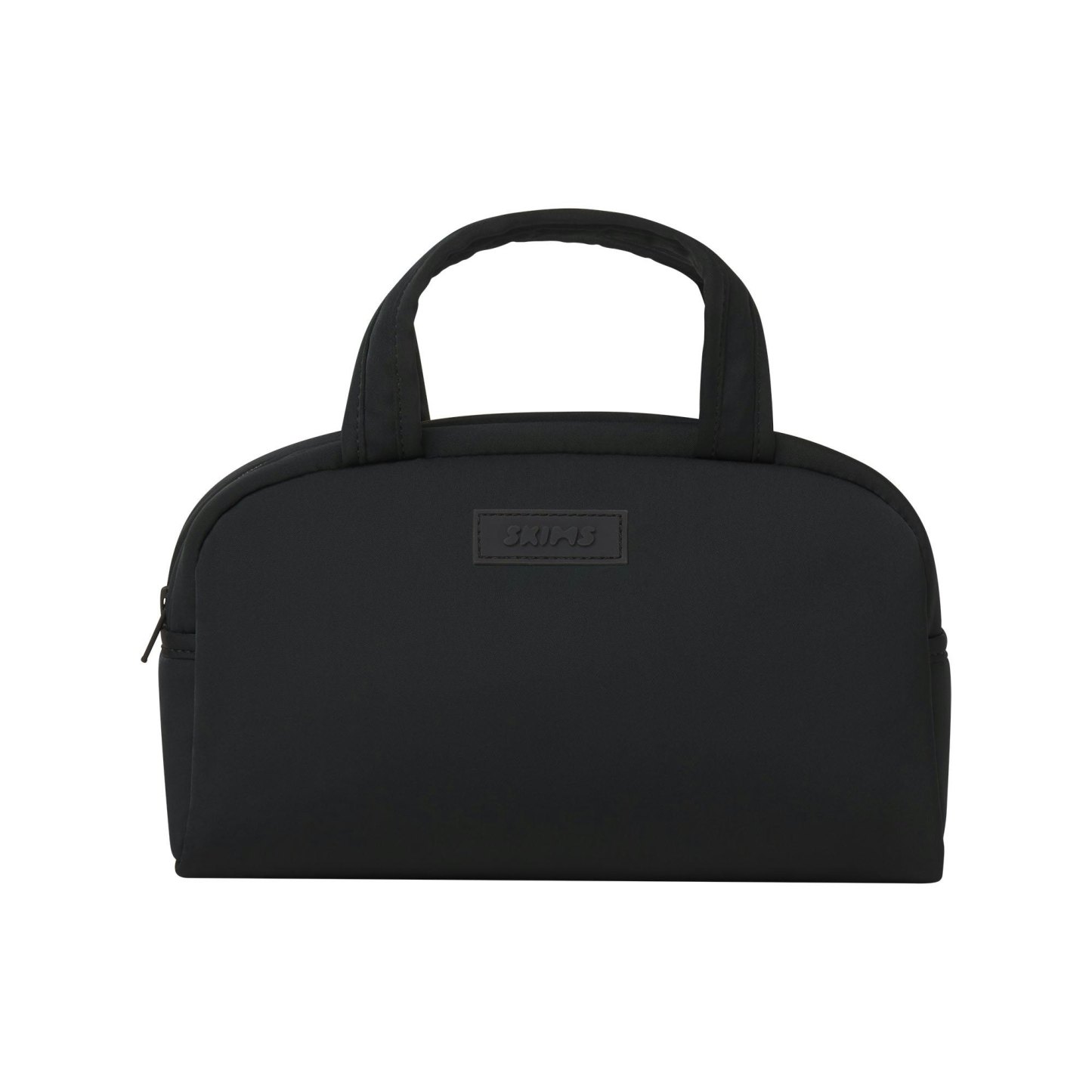 SKIMS ACCESSORIES SATIN MINI DUFFLE BAG - ONYX